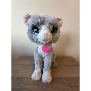 Hasbro FurReal Friends BOOTSIE Interactive 12in Kitty Cat Gray Soft Fur CAT ONLY